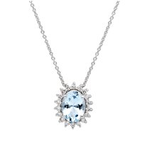 Collana Gazzola Gioielli Donna in Oro bianco Acquamarina 1.01 Ct 199260 - 199260